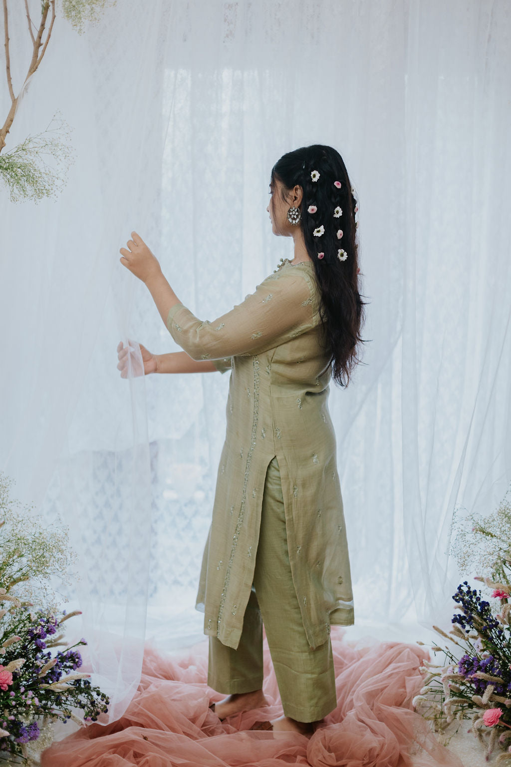 Sherbati Chamak Kurta Set