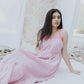 Powder Pink Flair Dress