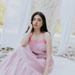 Powder Pink Flair Dress