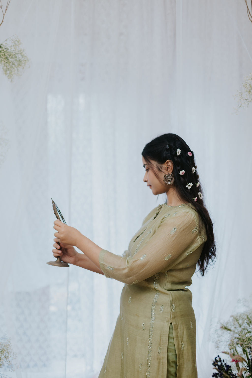 Sherbati Chamak Kurta Set