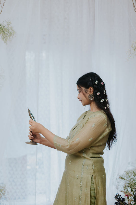 Sherbati Chamak Kurta Set