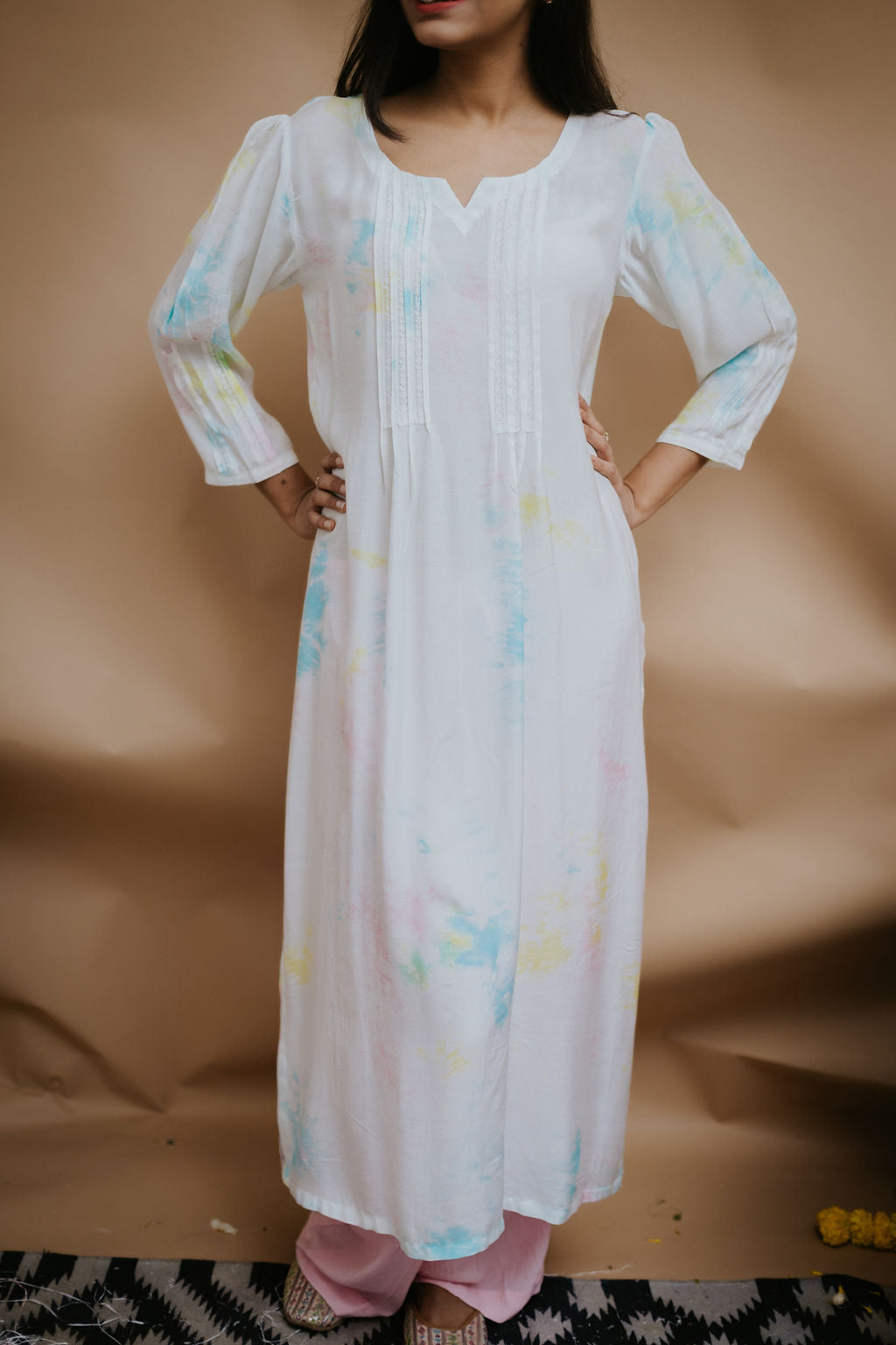 Pintuck Ada Kurta