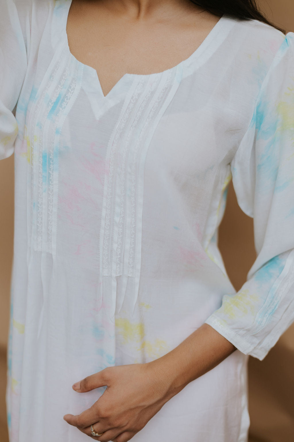 Pintuck Ada Kurta
