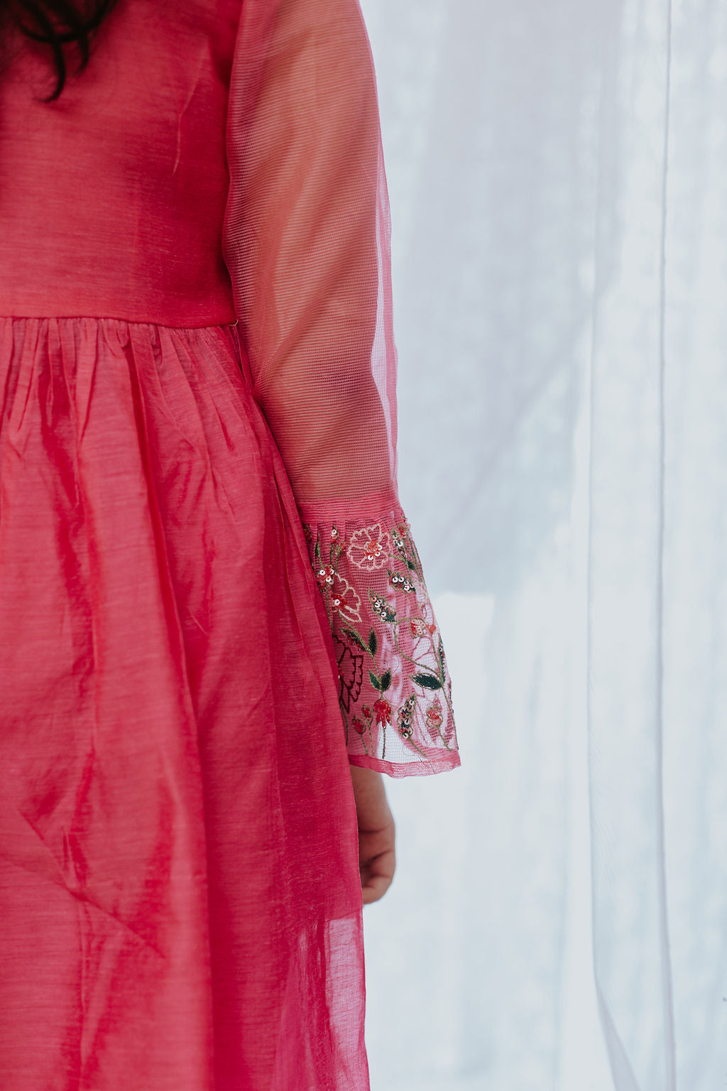 Rubaab Chanderi Kurta Pant Set