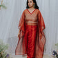 Red Organza Kaftan