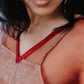 Red Organza Kaftan