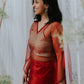 Red Organza Kaftan
