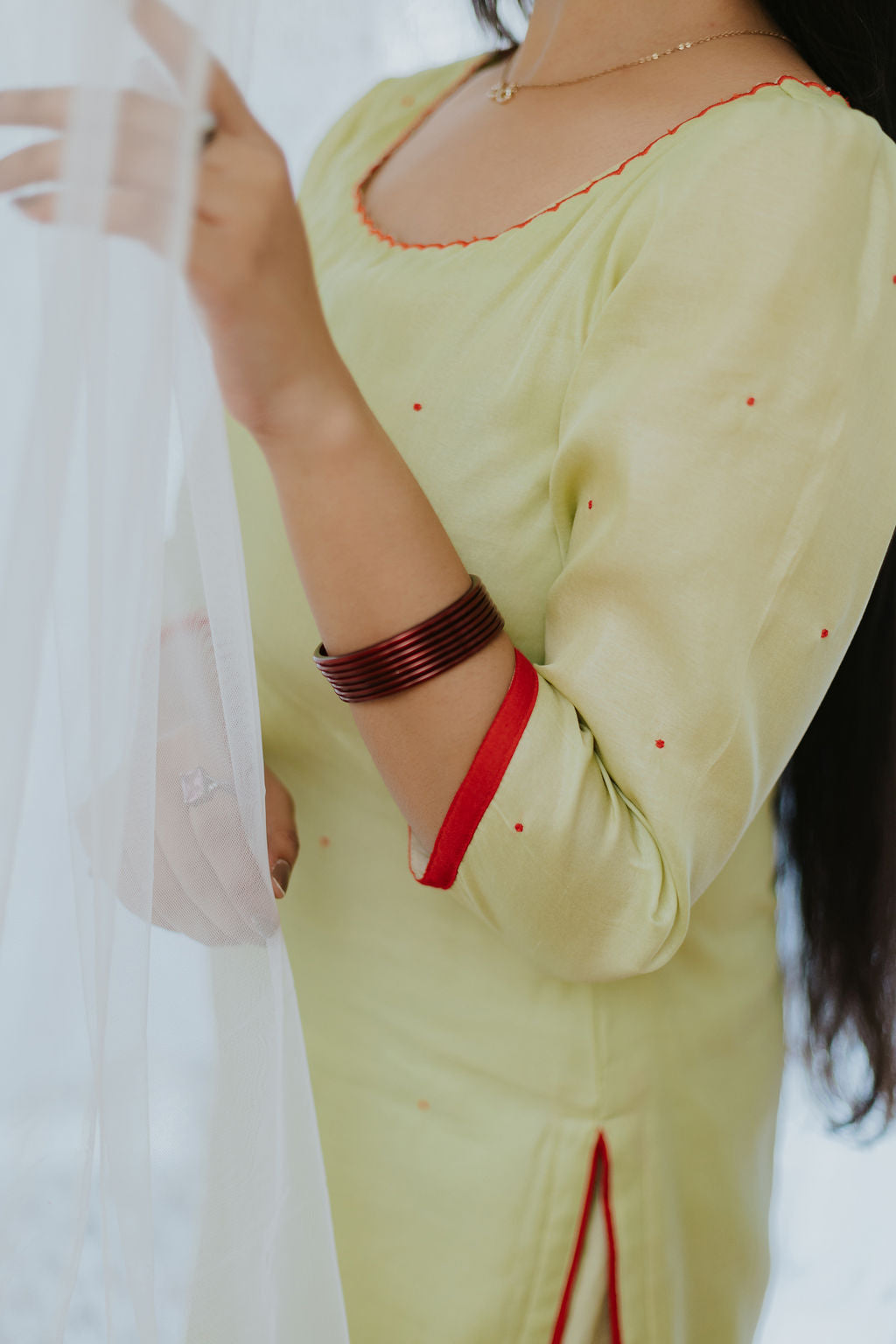 Chanderi Libaas Set with Dupatta