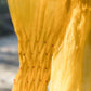 Chanderi Marigold Pintuck Shirt