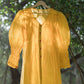 Chanderi Marigold Pintuck Shirt